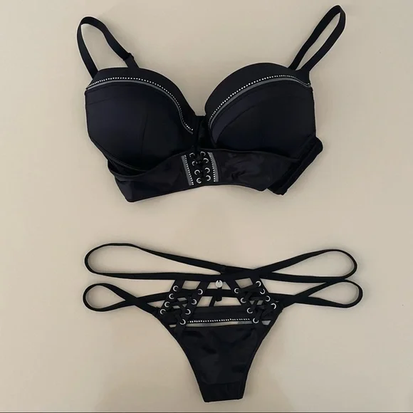 Bras N Things Push Up Corset Set - Picture 2 of 11